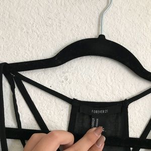 Forever 21 Mesh Back Tank